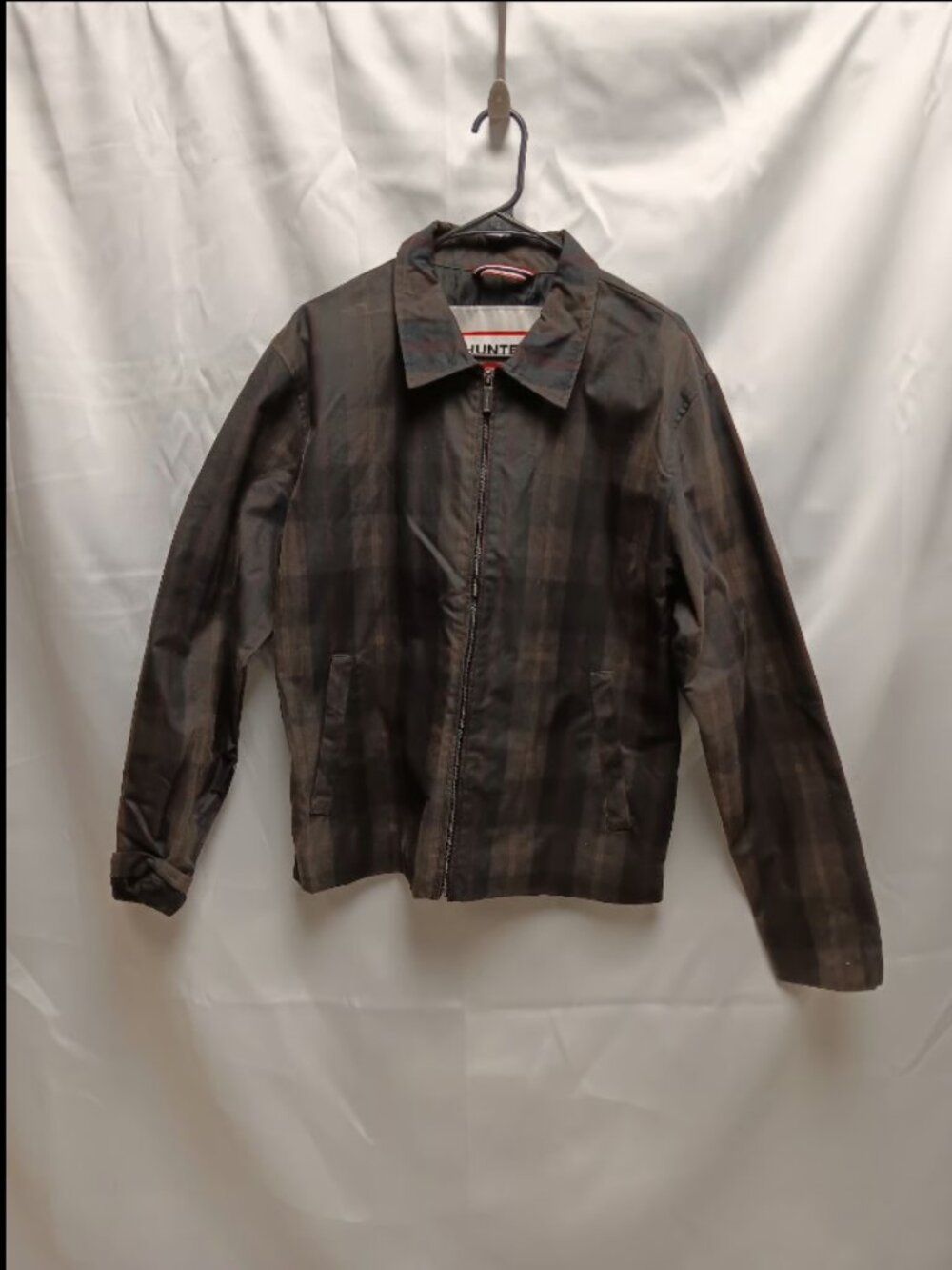 Mens Hunter Plaid Zip-Up Jacket Size Medium NWT ORG $199